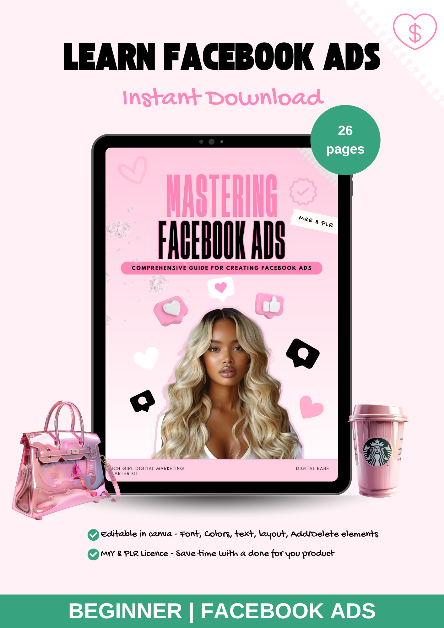 Facebook ad guide course mrr Plr 