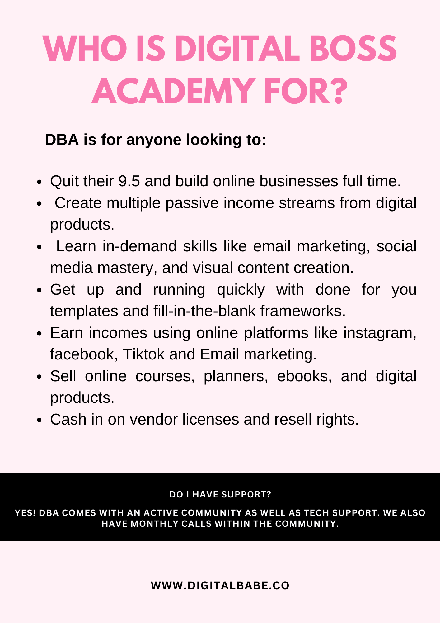 Digital Boss Academy (dba) Plr mrr