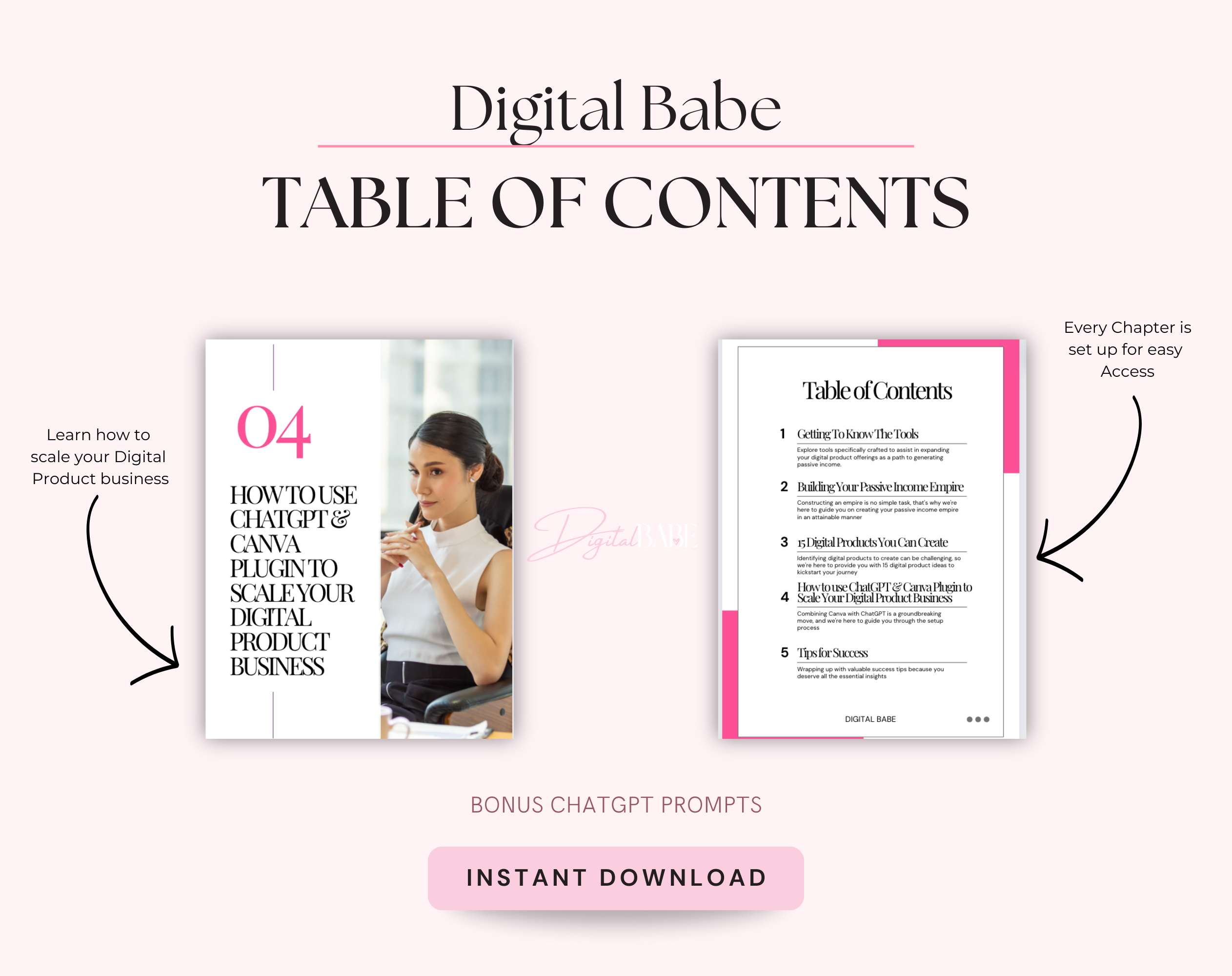 DIGITAL BABE | Passive Profit w/Canva & ChatGPT